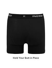 Innersy - Calzoncillos de algodón para hombre, con costuras laterales, 4 unidades, (XS, M, L, XL)