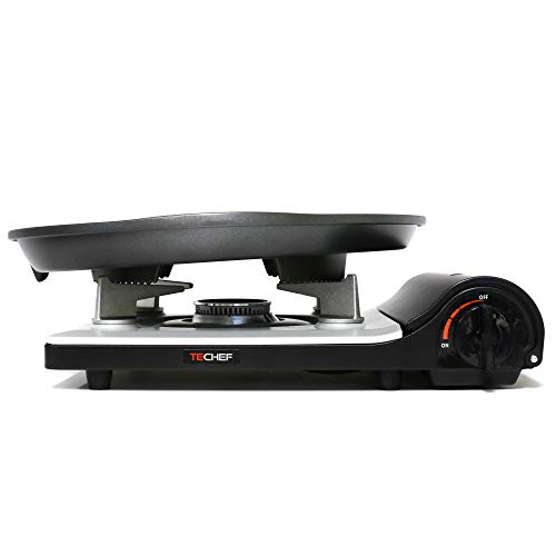 TECHEF - Stovetop Korean BBQ Non-Stick Grill Pan with Agni Portable Gas Stove Burner, Made in Korea (Grill Pan w Stove) | TECHEF - Stovetop Korean BBQ Non-Stick Grill Pan with Agni Portable Gas Stove Burner, Made in Korea (Grill Pan w Stove) - Image 5