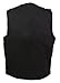 The Bikers Zone Men's 100% Cotton Basic Denim Vest L (46) Back