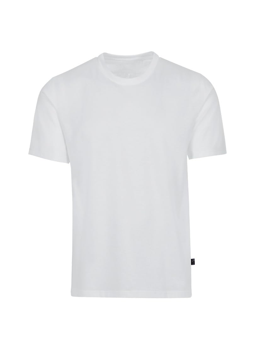 Trigema Men's T-Shirt 636202, Small, White (White 001)