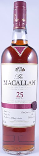 Macallan 25 Years Sherry Oak Highland Single Malt Scotch Whisky 43,0% - eine der wenigen Abfüllungen eines legendären Scotch – Bild 4