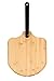 Fiery Chef Bamboo Pizza Peel with Foldable Rubber Handle for Easy Storage, 12 x 14 inch Blade, 22.7 inch Overall, Gourmet Luxury Pizza Paddle for Baking Homemade Pizza Bread