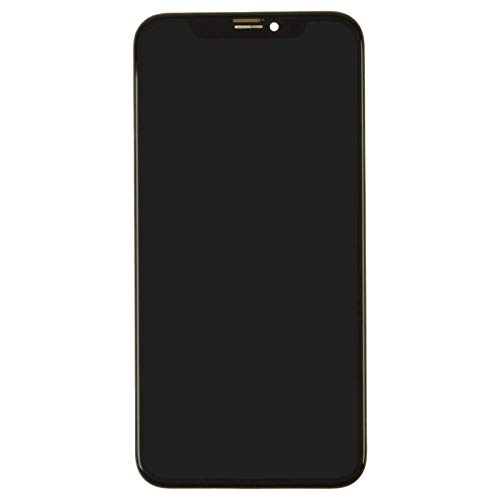 LCD, Digitizer & Frame Assembly for Apple iPhone X (Black) (Grade A) with Glue Card