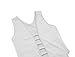 MISFONDLE Women's Sexy Bodycon Bandage Lace up Midi Club Dress White