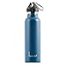 Desert Ice Stainless Steel Insulated Sports Water Bottle - 20oz - Two LIDS - BPA Free, Straw Lid & Screw Top Included
