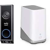 eufy Security Video Doorbell E340 (with HomeBase 3), 2K Full HD Dual Cameras&amp;Head-to-Toe View,Wired/Battery Power,Delivery Guard,Color Night Vision,Two-Way Talk, Local Expandable Storage up to 16TB
