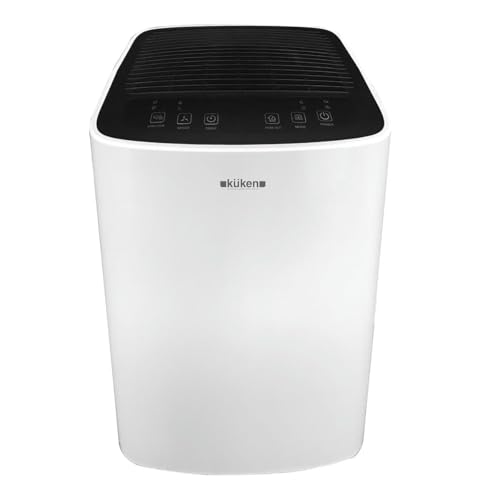 Luftentfeuchter 200 W, 12 l/Tag, reduziert Feuchtigkeit, um Schimmel zu verhindern und die Luftqualität in Innenräumen zu verbessern.