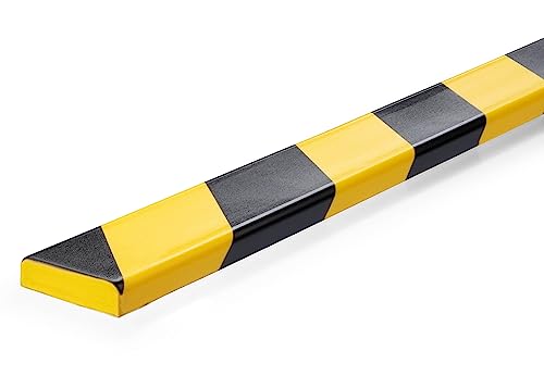 Durable Flächenschutzprofil S10, selbstklebend, 1 m, Packung à 5 Stück, gelb/schwarz, 1107130