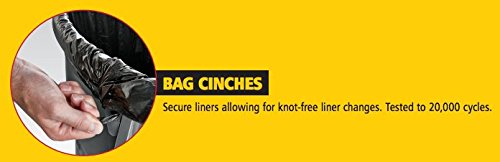 Rubbermaid Commercial Brute Ronde Container 37.9L - Wit, 75.7 L, Geel, 1 - Afbeelding 8