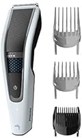 Cortador de Cabelo Hairclipper Serie 5000, 1 velocidade, Branco/preto e azul, Bivolt - Philips