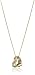 Amazon Essentials 14k Gold Tri-Tone Three Heart Pendant Necklace, 18