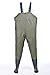 Hisea Insulated Breathable Nylon and PVC Fishing Wader Chest Waders Waterproof Fishing Hunting Boot