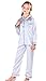 Horcute Pajamas Little Kid Sleepwears Set Pjs Clothes Long Sleeve Silver 150# 7-8Y