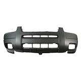 CarPartsDepot, Textured Front Bumper Cover With Fog Light Holes Molding Holes No Appearance Package, 352-18631-10 FO1000521 YL8Z17D957MAB