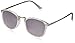 A.J. Morgan Castro Round Sunglasses, Crystal, 48 mm