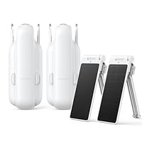 SwitchBot Curtain, 3rd Generation, Auto Open/Close, Switchbot - Alexa Remote Control, Compatible with U-shape/Square Rail (2 Curtains + 2 Solar Panels)