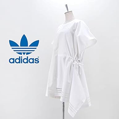 Amazon Co Jp Adidas アディダス レディース アシンメトリー Tシャツワンピース Gn3274 Gn3273 Lサイズ Gn3273 Black 服 ファッション小物