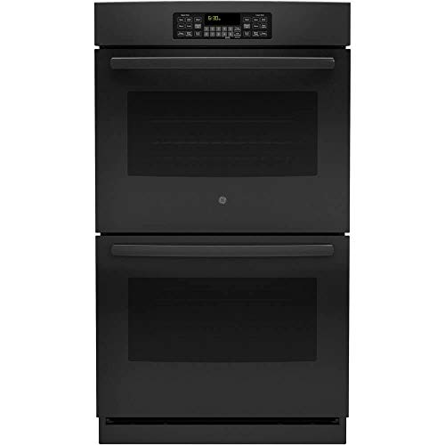 GE JT3500DFBB 30" Black Electric Double Wall Oven (Certified Refurbished)