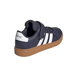 adidas Grand Court 2.0 Elastic Lace Sneaker, Shadow