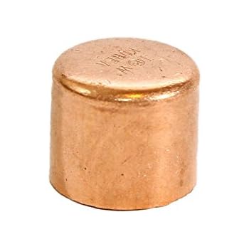 copper cap everflow diameter supplies sweat socket outer pipe use 10pcs pack end