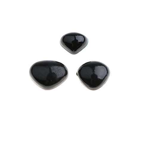 MagiDeal 300pcs Plastic Safety Triangle Craft Nose for Doll Puppet Bear Plush Animal Felting Amigurumi Toy Sewing Crafts - Thumbnail 4