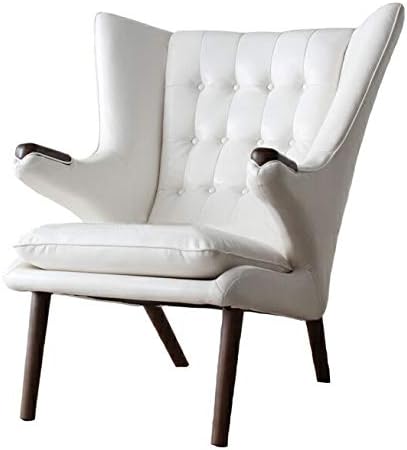 Amazon ハンス J ウェグナー 商品名 Bear Chair ベアチェア Puレザー ホワイト色 ダイニングチェア 木製 椅子 デザイナー家具 高品質 低価格 リプロダクト ジェネリック Yチェア ジェネリック ダイニングチェア オンライン通販