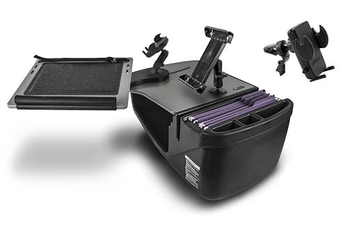 AutoExec Reach Desk Front Seat Car Desk and Portable Workstation Phone Mount, T…