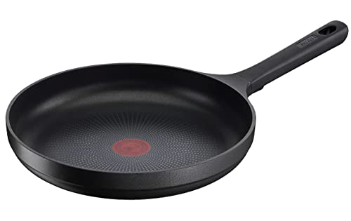 Tefal G61206 Trattoria Pro Frying Pan 28 cm Cast Aluminium Safe Non-Stick Coating Thermal Signal Temperature Indicator Suitable for All Hob Types Suitable for Induction Cookers Black