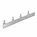 BEIYI Stainless Steel Coat Hook Rack Wall Mount Door Heavy Duty Ultra Strong Life-Long Lasting Hanger for Men & Women Robe Coat Towel Keys Bags Home Kitchen Bathroom Garden Garage (4 hooks)
