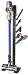XIGOO Storage-Stand-Docking-Station-Holder for Dyson V11 V10 V8 V7 V6 Cordless Vacuum Cleaners & Accessories, Stable Metal Organizer Rack, Brushed Black primary