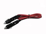 Tetra-Teknica MotoBasics Series CLM-06 12V Male to Male Cigarette Lighter Plug Charger Cord with Power-on LED Indicator and 10A 250V Fuse Protection on Both Plugs , 4 Feet, 16 Gauge Copper Wire