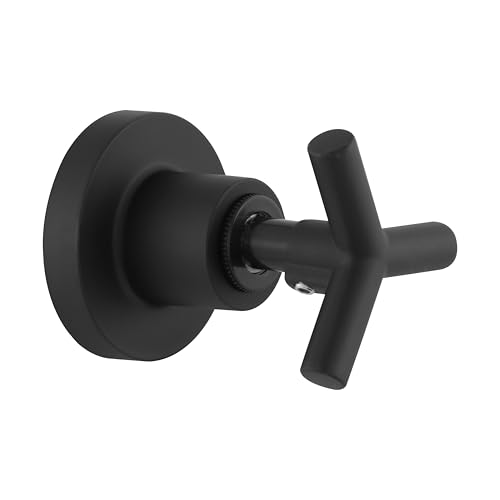 Acabamento Para Registro Preto Fosco De Chuveiro Banheiro Padrão Deca C55 1/2 3/4 e 1 Polegada Polo Metais