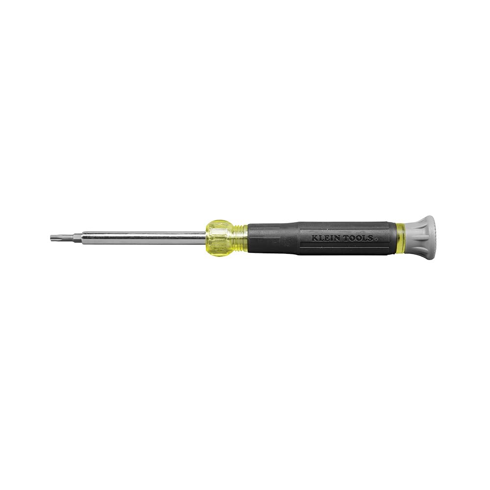 Precision Electronics Screwdriver 4-in-1, Torx, Spin Top, Cushion Grip, Industrial Strength Bits Klein Tools 32585