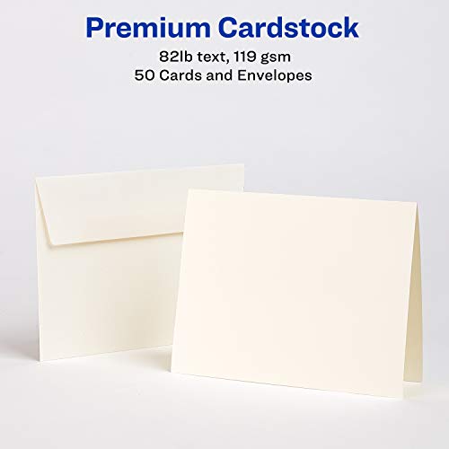 Avery Printable Note Cards Inkjet Printers 50 Cards And Envelopes 4 