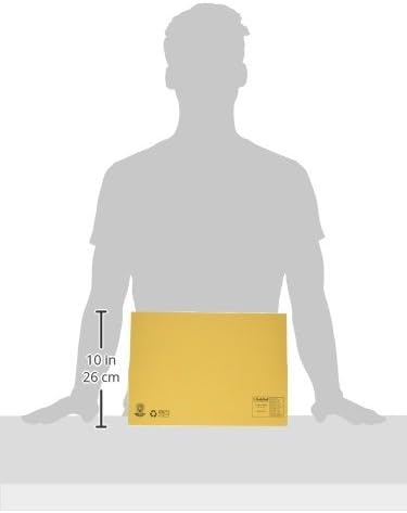 Exacompta, Ref PW3-YLWZ, Guildhall, Pocket Wallet, 14x10" / 35 x 24.2cm, 315gsm Premium Quality Heavyweight Manilla - Image 5
