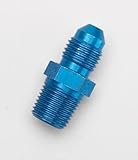 NOS 17950NOS Blue Anodized Aluminum Straight -3AN Flare to 1/8