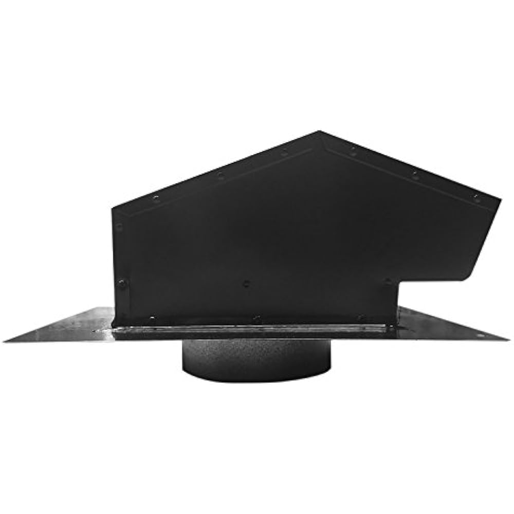 Builder&39s Best 012633 Galvanized Steel Roof Vent Cap With Removable