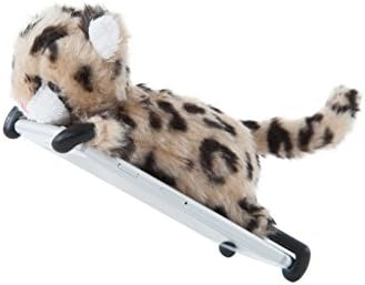 Simasima Myumyu Stuffed Animal Cover for iPhone 6 / 6S / 7 Plush case ( Leopard / Beige x Black )