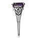 2.36ct. Natural African Amethyst 925 Sterling Silver Triquetra Celtic Knot Solitaire Ring