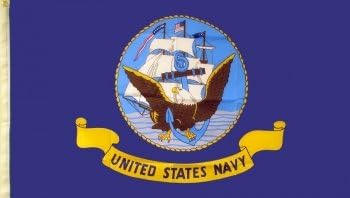 Navy Flag 3'x 5' Polyester