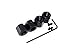 YI MEI DA Anti-theft Metal Car Tire Stem Air Valve Caps For Bmw Emblem Decoration (black)