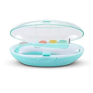 Image of Little Joy Electric Baby Nail Trimmer File with Light - Safe Nail Clippers Kit for Newborn Infant Toddler Women Adults Toes Fingernails Manicure Set - Care Polish and Trim Tools