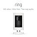 Ring Stick Up Cam Battery HD Security Camera with Two-Way Talk, Night Vision, White, Works with Alexa