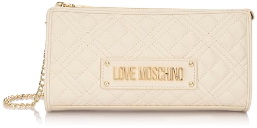 Love Moschino Damen Schultertasche, Weiß