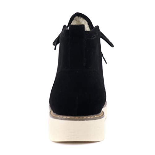 2 haoricu+Womens+Casual+Non+Slip+Lace+Up