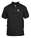 Speedy Pros Seabees Military Embroidery Embroidered Unisex Adult Golf Polo Shirt Navy Medium
