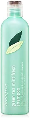 [Innisfree] Green Tea Mint Fresh Shampoo 300ml + SoltreeBundle Oil blotting Paper 50pcs