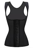 Women's Latex Waist Trainer Sport Shapewear Underbust Corset Workout Cincher Body Shaper Vest