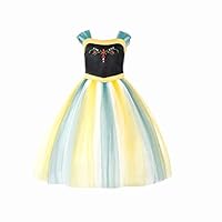 SZ-TONDA Girls Princess Costume Dress - Frozen Snow Queen Halloween Party Cosplay for Kids Baby Toddler Little Child