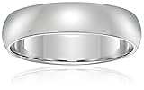 Classic Fit Platinum Wedding Band, 5mm